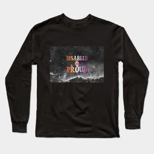 Disabled and Proud: Lesbian Long Sleeve T-Shirt